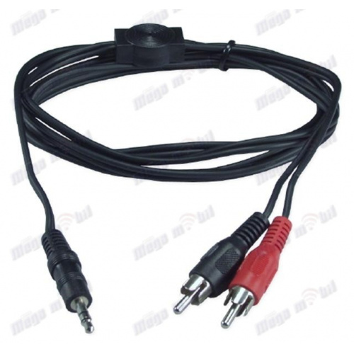 Kabel 2 x RCA Male/3.5mm STEREO 1.8m